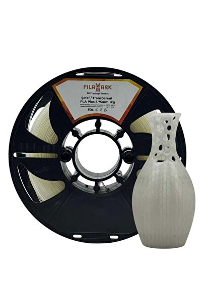 PLA Plus Filament Şeffaf 1.75mm 1Kg