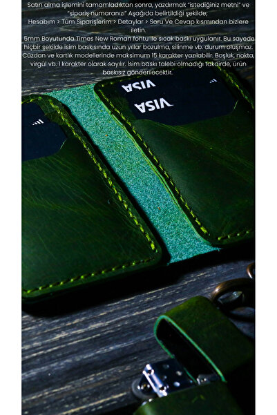 griffon leathers goods craft Erkek Deri Cüzdan Hakiki Deri (İsme Özel Kişiselleştirilebilir)