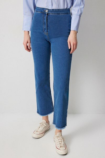 Touché Privé TASSELED DENIM PANT