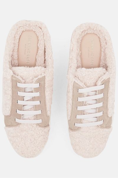 Kenneth Cole Women Medium Kam Cozy Slip On Mule, Beige