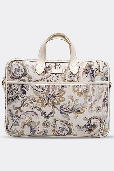 MORCA Macbook Air Pro 13.3" & 14" Laptop - Floral Patterned Briefcase