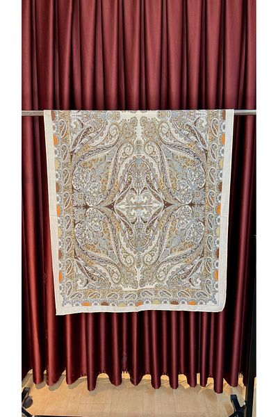 LEAUDER WOMEN Ethnic Pattern Wool Cotton Swalls Imported