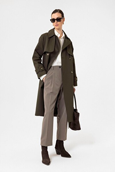 Antioch Mink Women's High Waist Straight Fit Short Pants