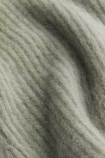 H&M Mohair-blend rib-knit jumper