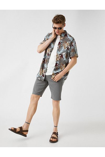 Koton Chino-Shorts aus Gabardine