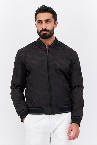 Civil Society Men Reversible Bomber Jacket, Black