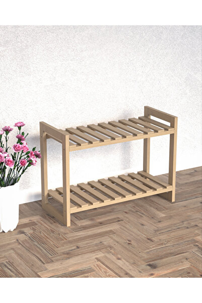 Y&D HOME Çok Amaçlı Geniş Ahşap Raf, 70x30x45
