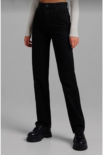 LİMABEL Milano Mystery Julia 90S High Black Loose Jeans - Cool Palazzo Pants (New)
