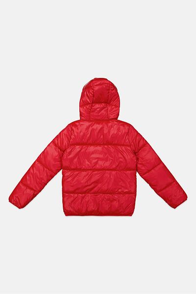 Champion Kids Boy Sportswear Fit Outdoor Jacket, Red