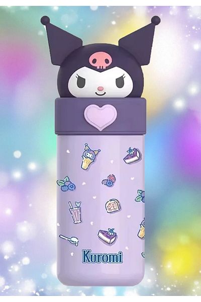bundle island Stainless Steel Kuromi Children's Thermos - M1052