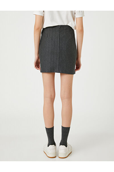 Koton Minisukně Slim Fit Side Side