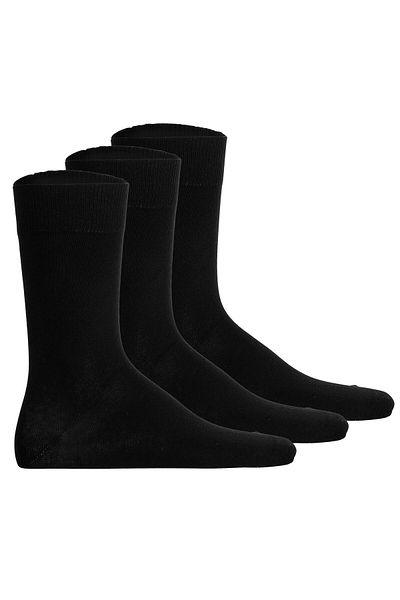 Hudson Unisex Socken, 3er Pack - Easy, Komfortbund, Basic Socken, einfarbig