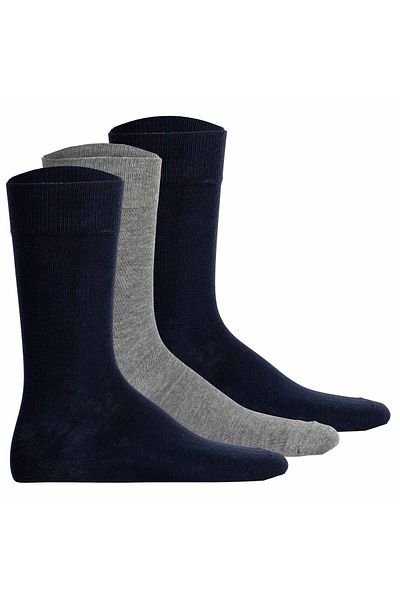 Hudson Unisex Socken, 3er Pack - Easy, Komfortbund, Basic Socken, einfarbig