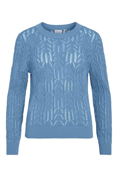 VILA Strickpullover Rundhals