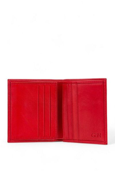 GÖN 14 Dion Red Soft Leather Men's Wallet