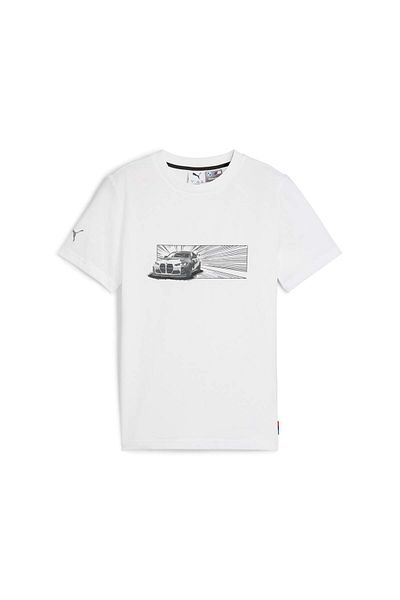 Puma Kids Tricou pentru adolescenți BMW Motorsport Car GRAPHIC
