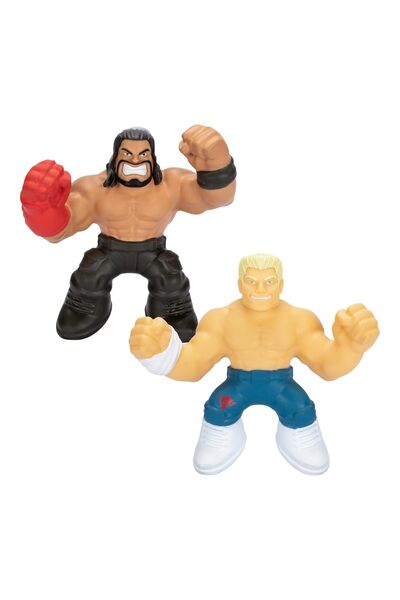 Heroes of Goo Jit Zu Stretchy Wrestling Superstars | Roman Reigns & Cody Rhod...