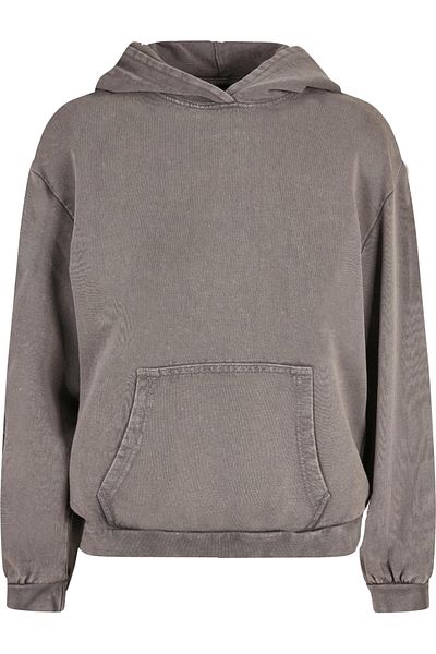 Merchcode Ladies Love Acid Washed Oversized Hoody