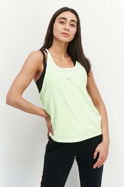 Puma Kadın Spor Giyim Kolsuz Antrenman Üstü، Limon Yeşili