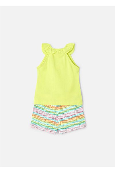 MAYORAL Girl's Set - T-Shirt and Shorts 3214