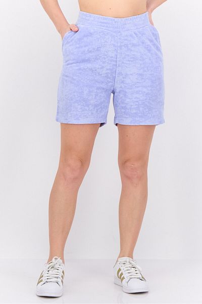 Juicy Couture Women Pull On Embroidered Logo Basic Shorts, Violet