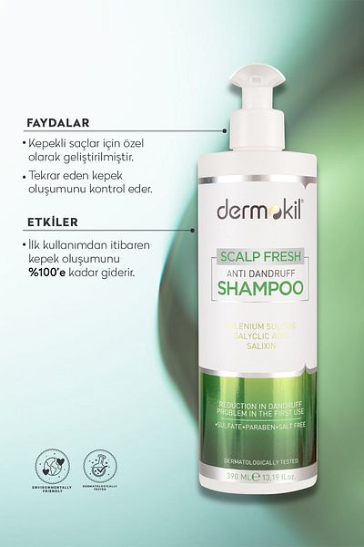 Dermokil Scalp Fresh Anti-Dandruff Shampoo 390 ml