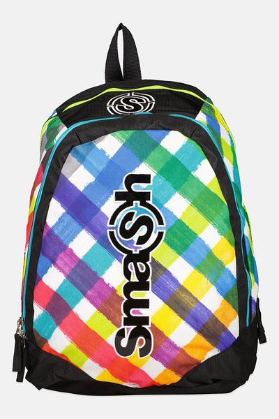 Smash Kids Boy Brand Logo Backpack 43 H x 28 L x 12 W cm, Black Combo