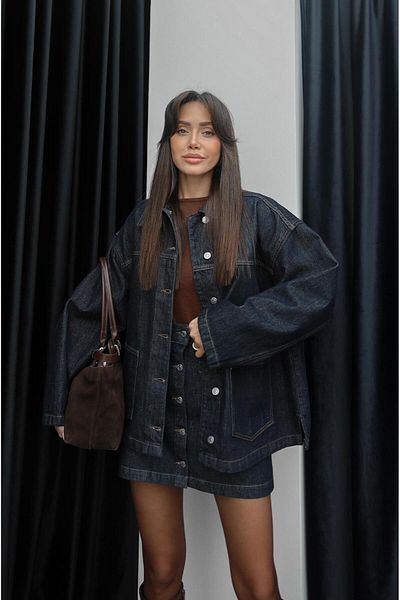 Havoş Μπουφάν Navy Blue Denim