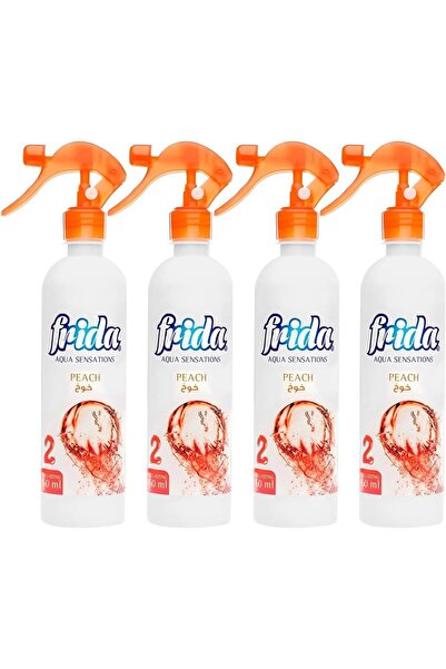 Frida معطر جو اكوا - 4 قطع بنكهة الخوخ، 460 مل