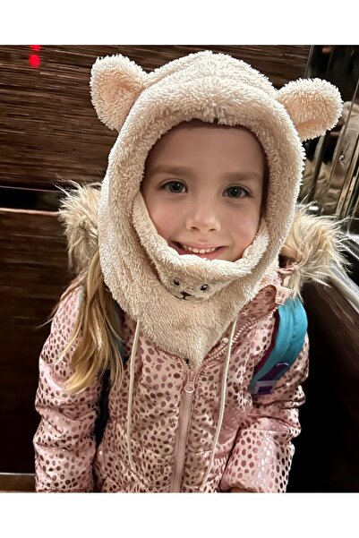 Genel Markalar Kahverengi Teddy Kulaklı Peluş Şapka