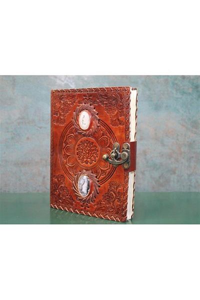 Nur E Ticaret Stone Leather Notebook Model 2