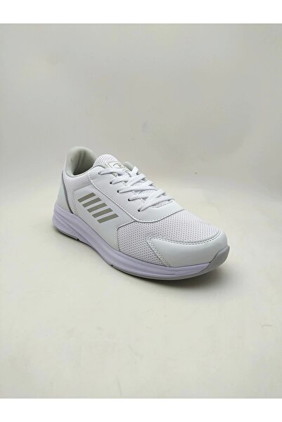 M.P. حذاء رياضي نسائي يومي باللون الأبيض للجنسين 231-1106zn