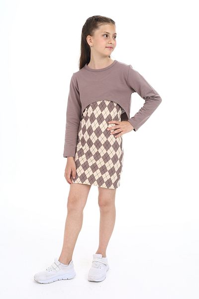 Toontoy Printed 2-Piece Suit for Girls