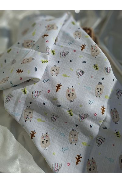 ALASEREN Muslin Baby Blanket 100% Cotton