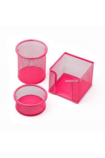 Gıpta METAL MASA SETI - 3 PARCA MASA SETI PEMBE