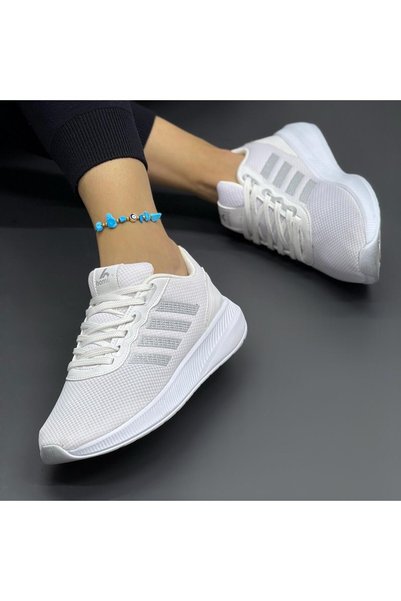 homiro Unisex Fuspet Poly Sole Sneakers-White