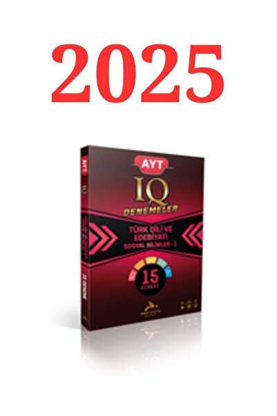 paraf yayınları Paraf Ayt IQ Serisi Edebiyat - Sosyal Bilimler 1 15 li Deneme...