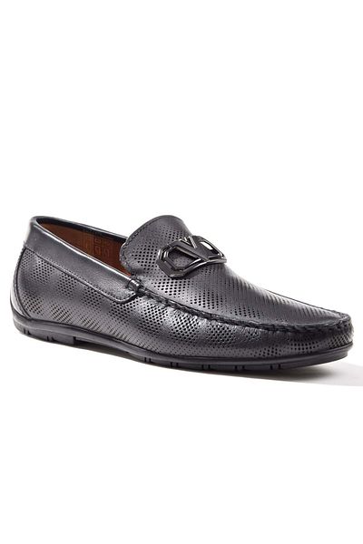 MARCOMEN 19389 Men's Leather Loafer Shoes