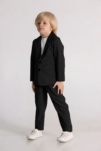 DMB BOYS & GIRLS Premium Summer Linen Boy's 3-Piece Suit