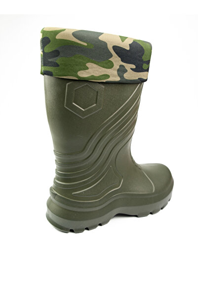 BABALİ Babalı 8000 Hexa Boots Haki Erkek Çoraplı Eva İşçi Çizmesi