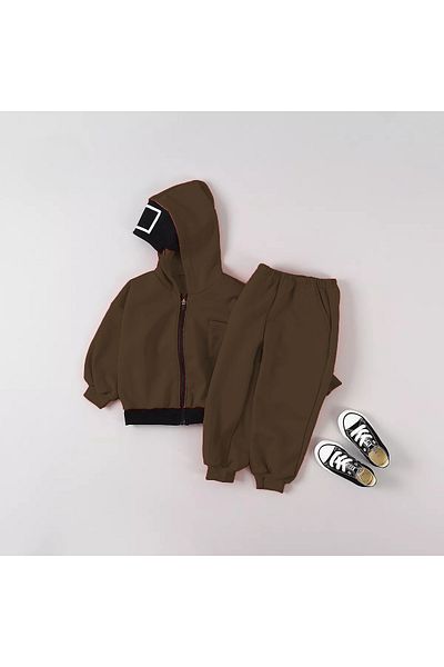 aynewmoda Set cardigan și pantaloni de trening unisex Cos Play - imprimat