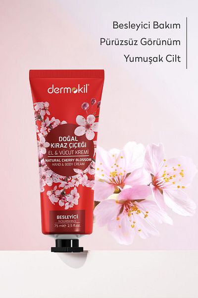 Dermokil Doğal Kiraz Çiçeği El&vücut Kremi 75 ml