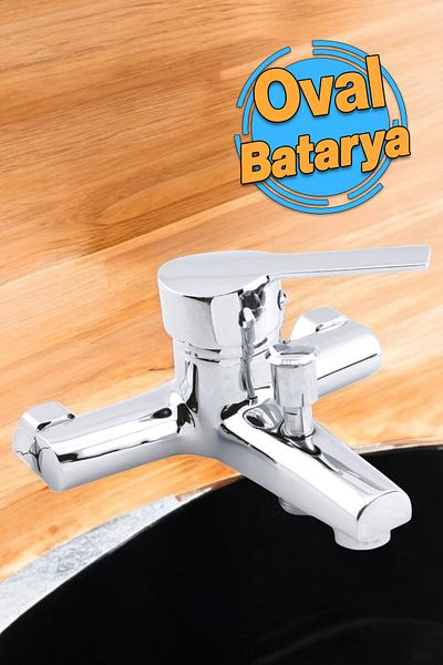 Badem10 Lara Bathroom Faucet - Wall Mounted, for Sink and Tap, Double Water Inlet