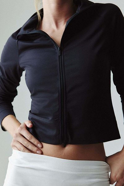 H&M Soft-touch zip-through cardigan