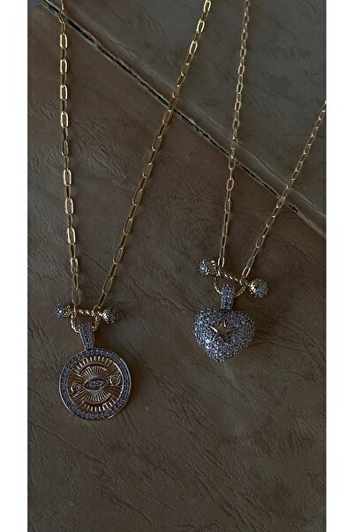 h&b design jewel Çelik Vip 3 Boyutlu Kalp Kolye