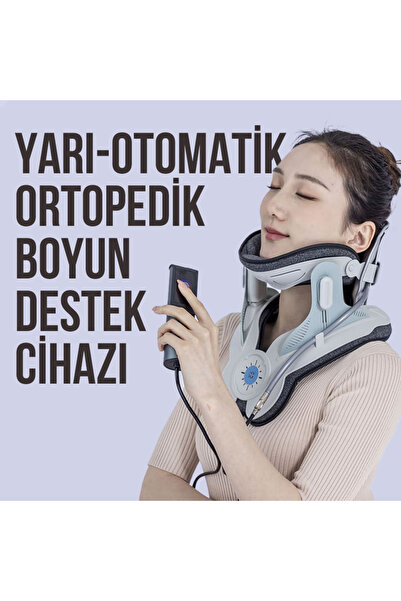 TB Boyun Masaj Cihazı Yarı Otomatik&kumandalı Ortopedik Boyunluk//boyun Fıtığı//