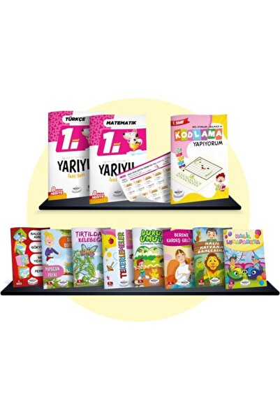 öğretmen evde Öğretmen Evde Yayınları 1. Sınıf Yarıyıl Tatil Seti ve Bensu Hi...