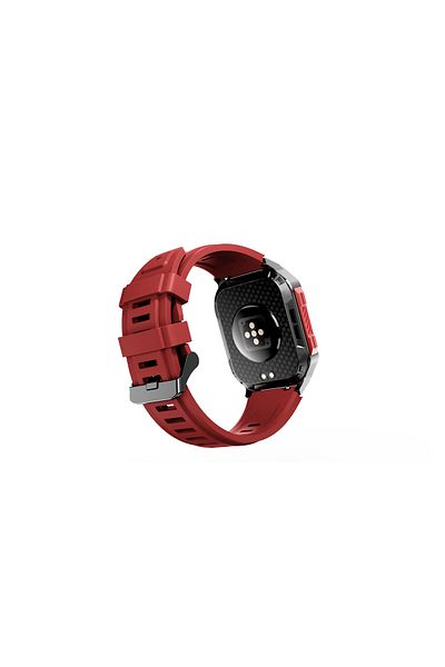 HiFuture Ultra3 Bt 5.2 to 52mm Red Smart Watch, Ip68 Waterproof, 2.01 Inch Aod Blood Oxygen Tracking