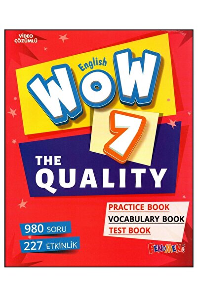 Fenomen Yayıncılık Fenomen Wow English 7. Sınıf The Quality Practice Book-Voc...