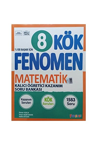 Gama Yayınları FENOMEN 8.SINIF KÖK MATEMATİK KALICI ÖĞRETİCİ KAZANIM SORU BAN...